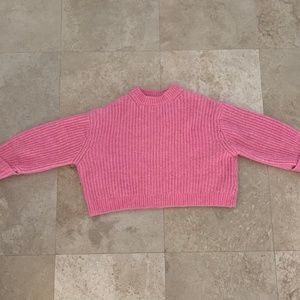 Pink ZARA sweater!!